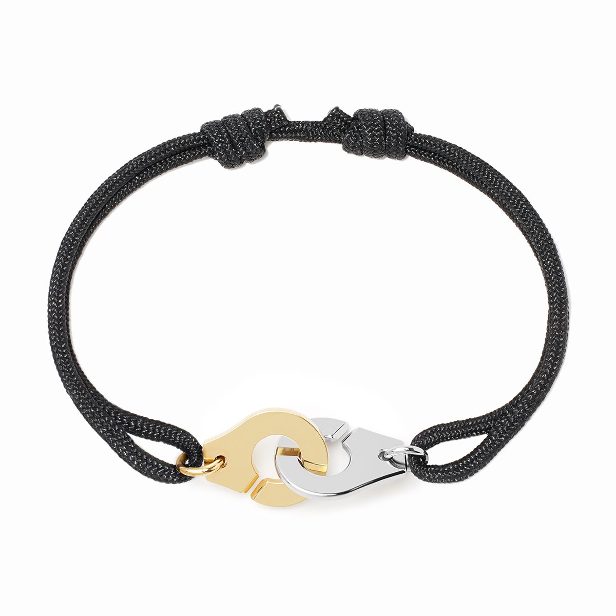 Bracelet sur cordon Menottes dinh van moyen modèle