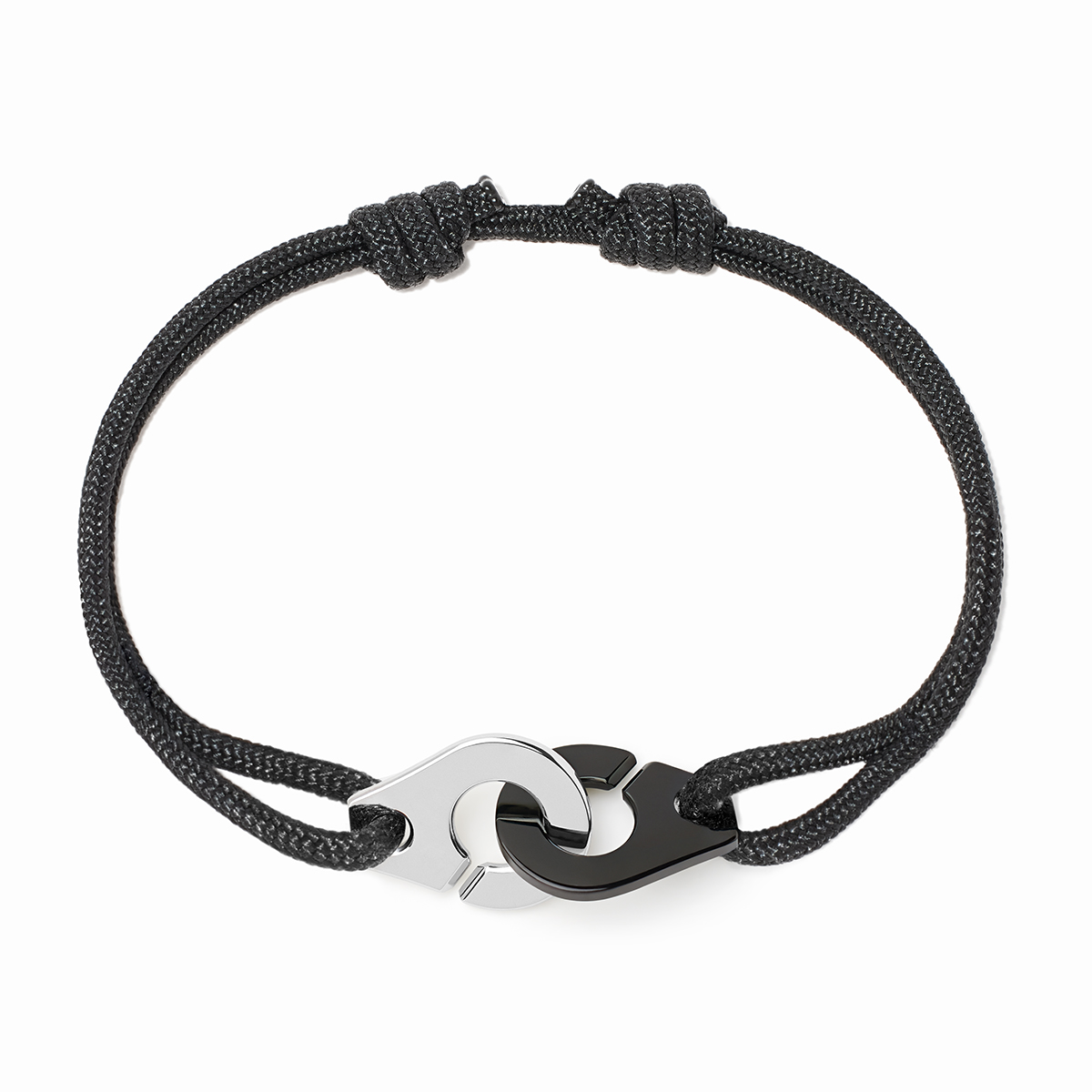 Bracelet sur cordon Menottes dinh van moyen modèle 