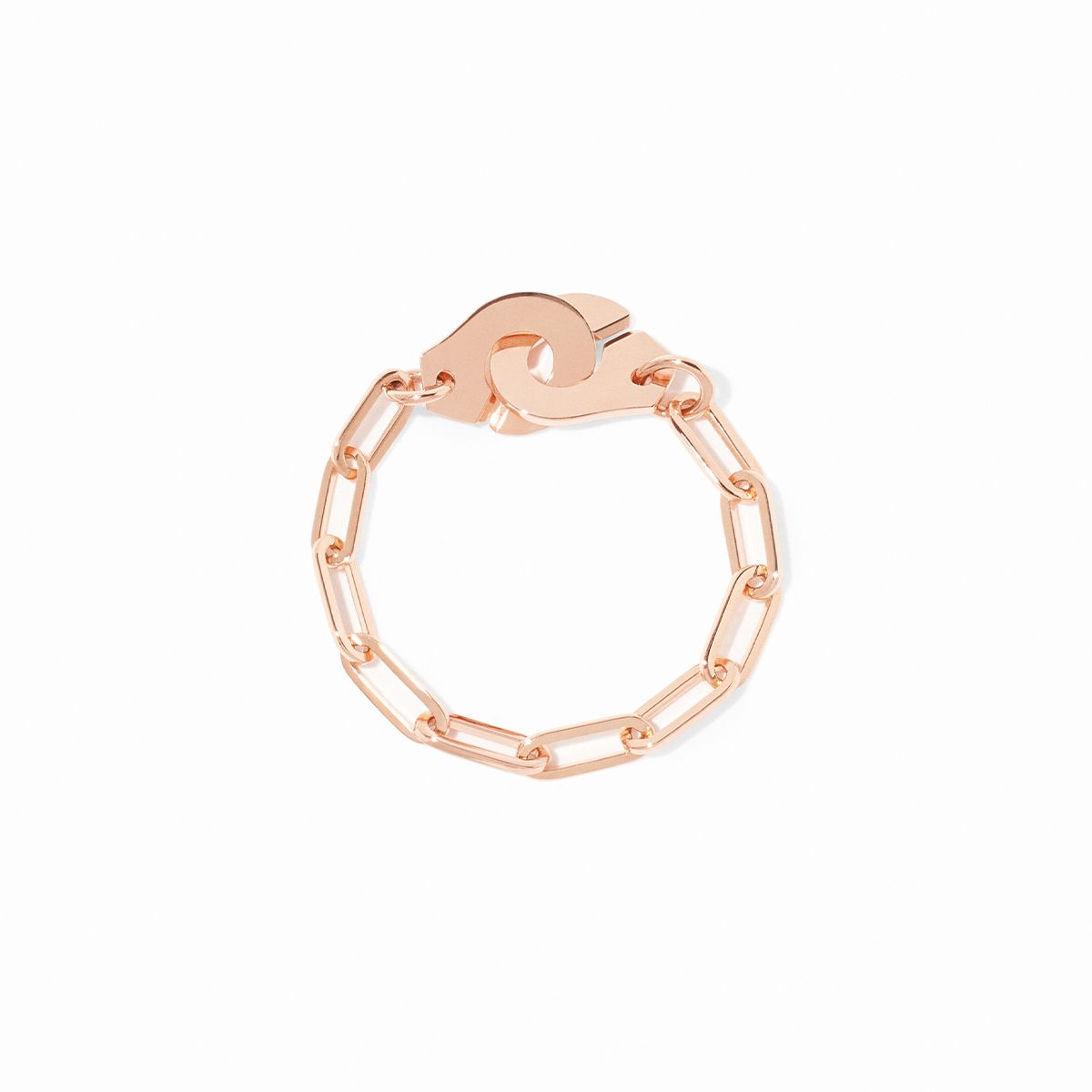Menottes dinh van R7 chain ring - pink gold - dinh van | dinh van