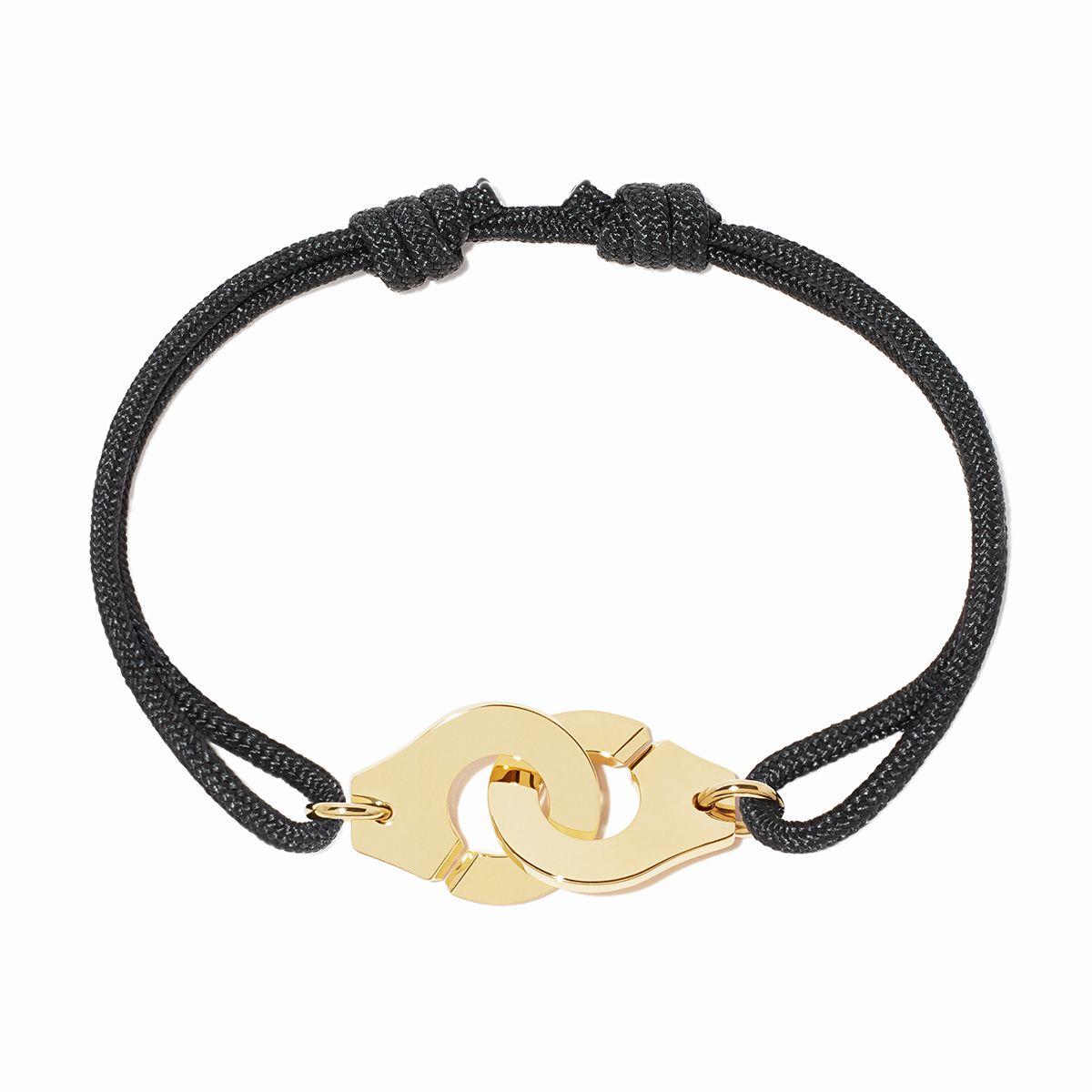 Bracelet sur cordon Menottes dinh van grand modèle