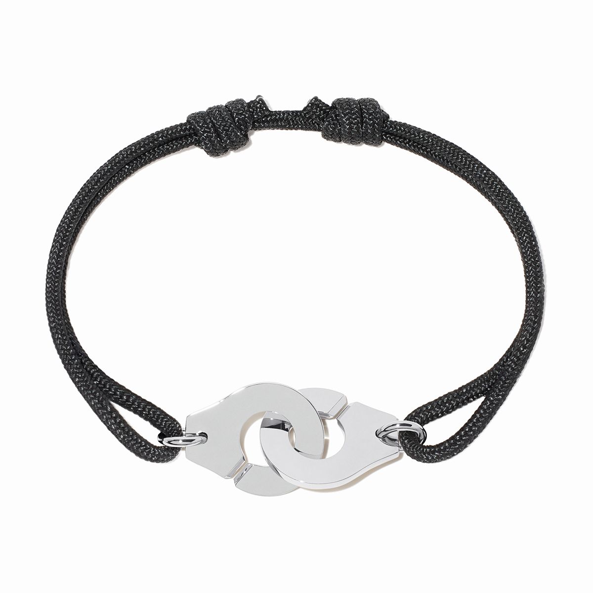 Bracelet sur cordon Menottes dinh van grand modèle