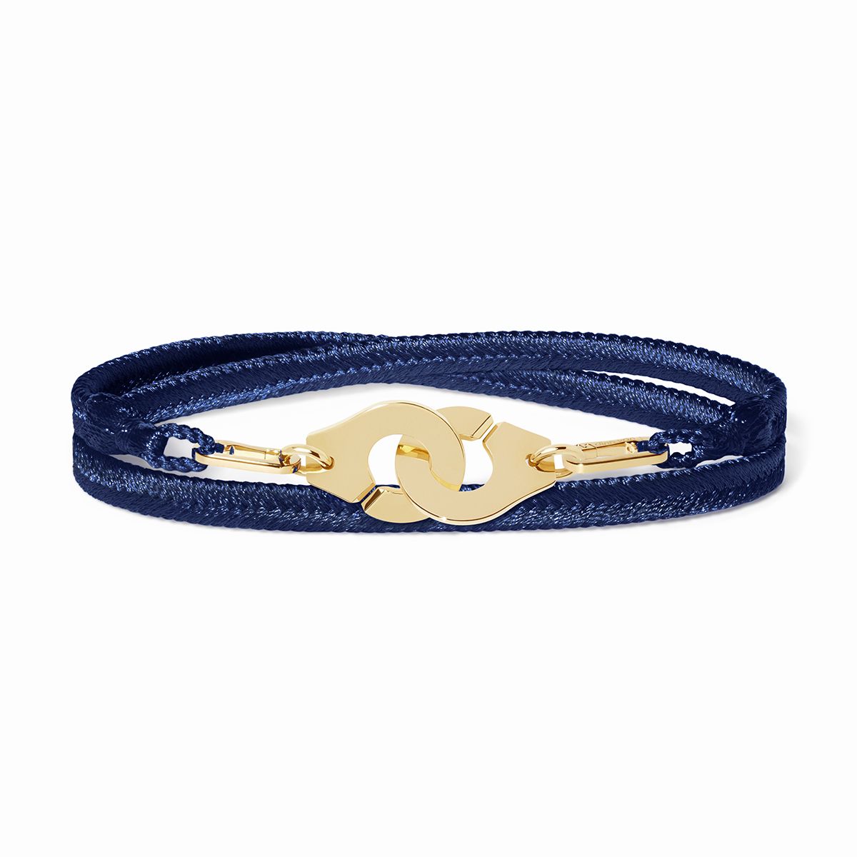 Pulsera tejida de doble vuelta Menottes dinh van modelo mediano 