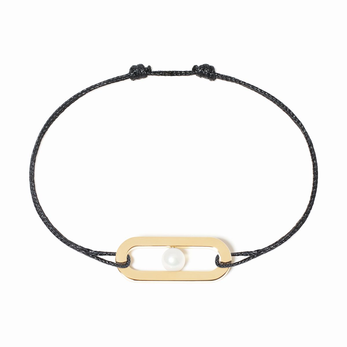 Bracelet cordon Maillon Perle