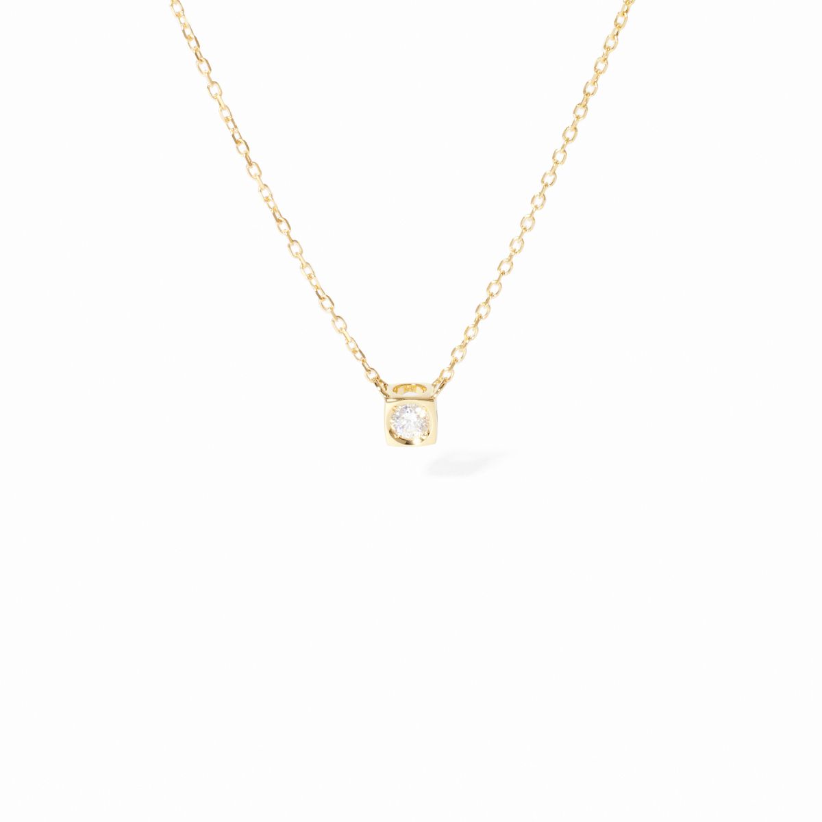 Le Cube Diamant small necklace
