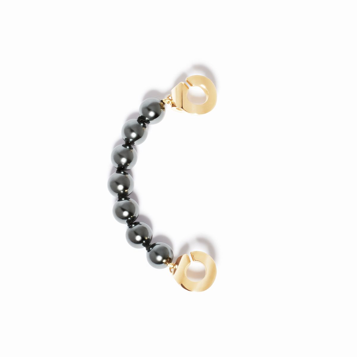 Earcuff gauche hématites Menottes dinh van