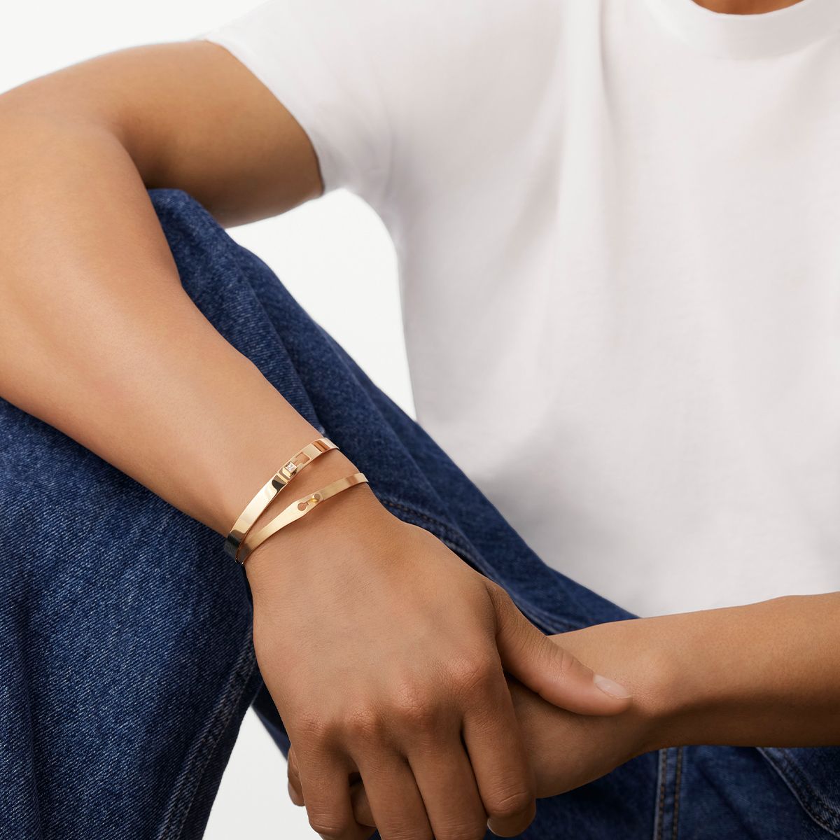 Bracelet Serrure Carrée