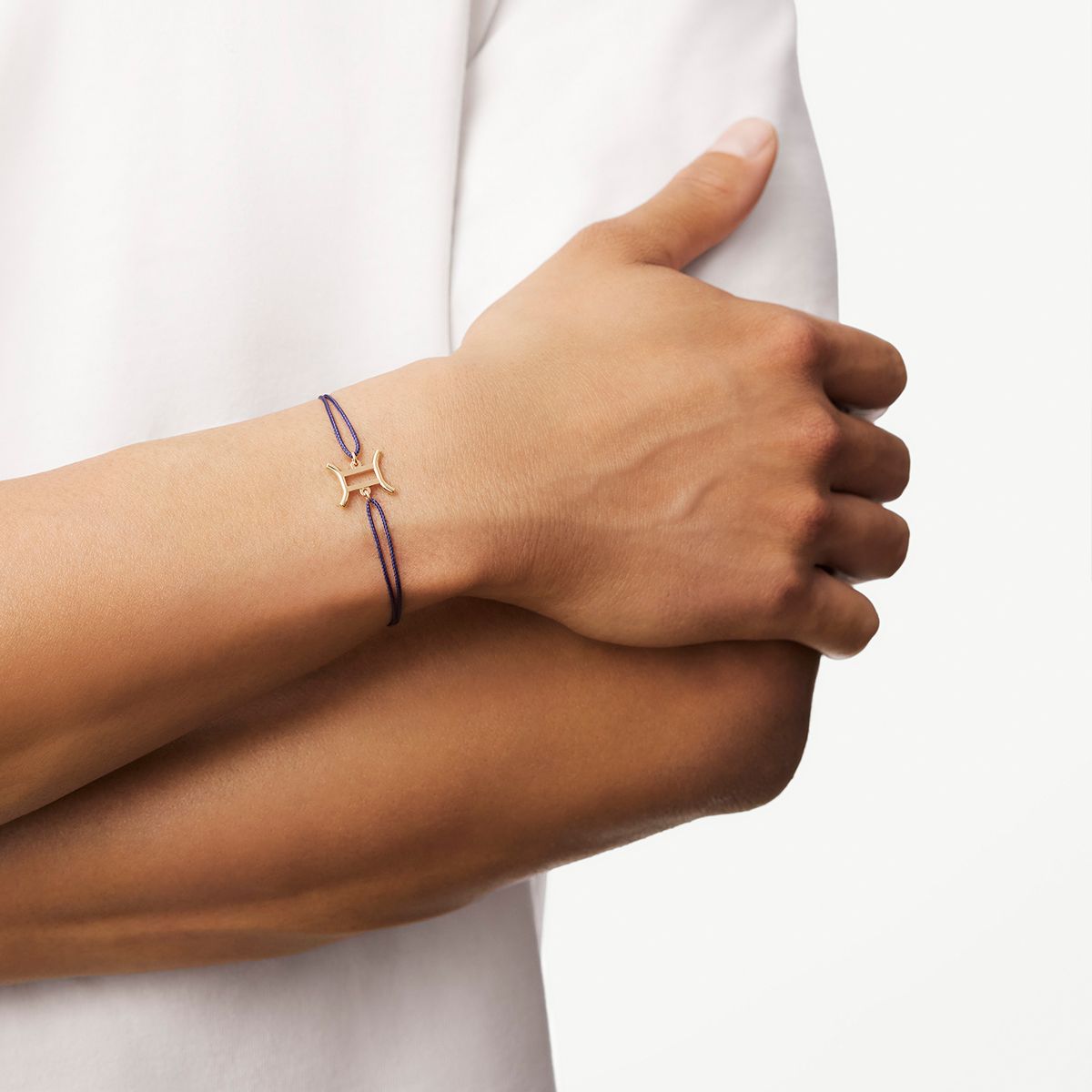 Bracelet cordon Gémeaux