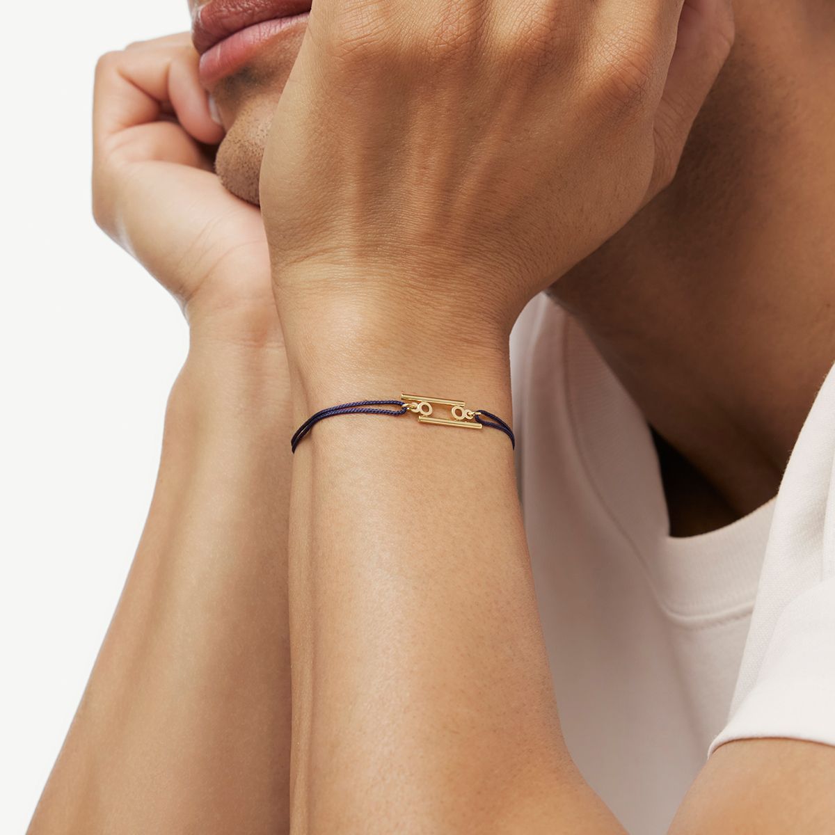 Cancer cord bracelet