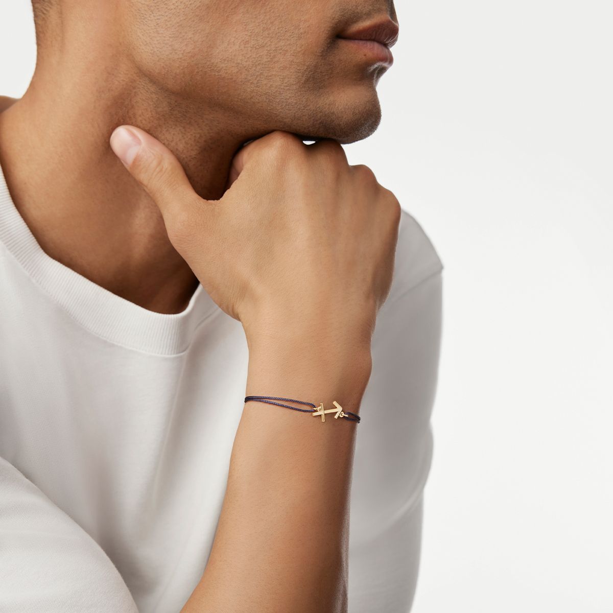 Sagittarius cord bracelet