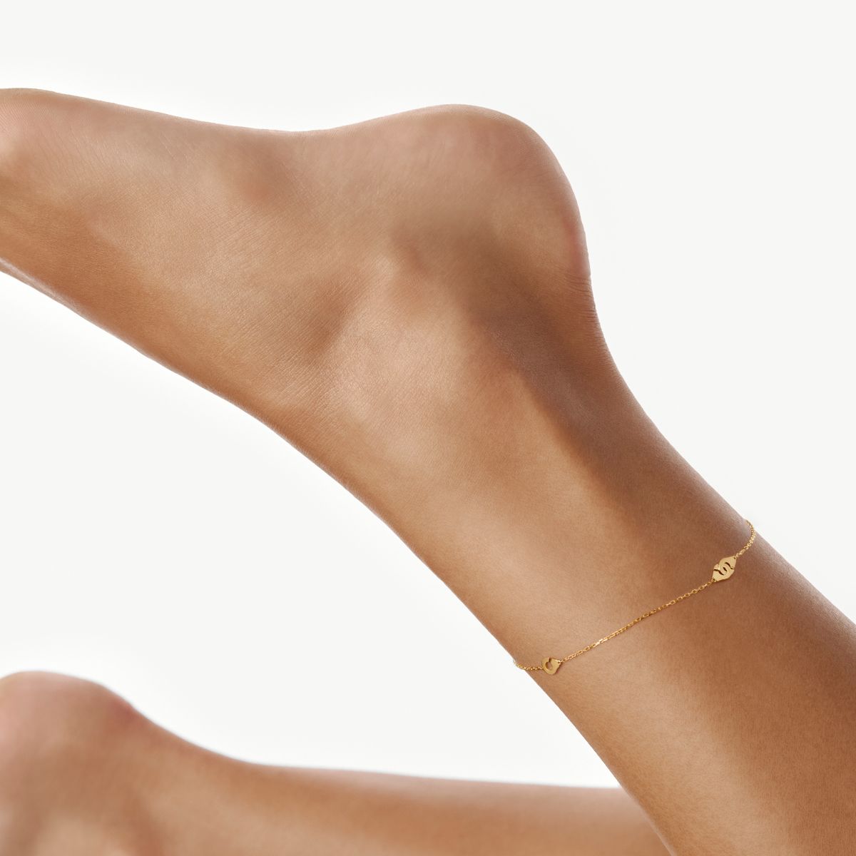 dinh van multi-motif Menottes anklet