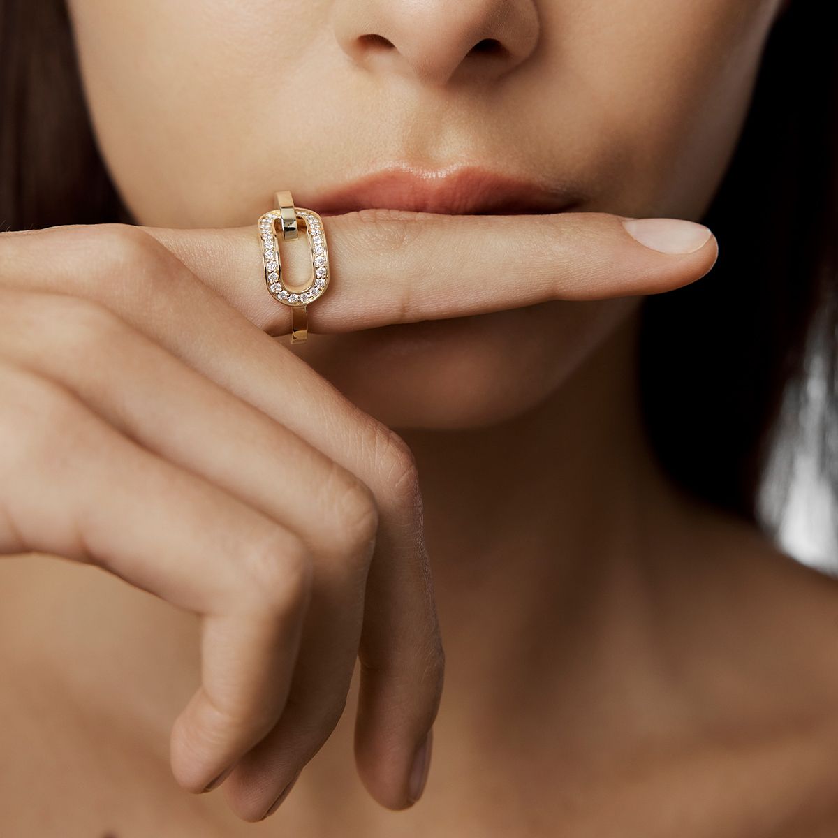 Bague Maillon grand modèle