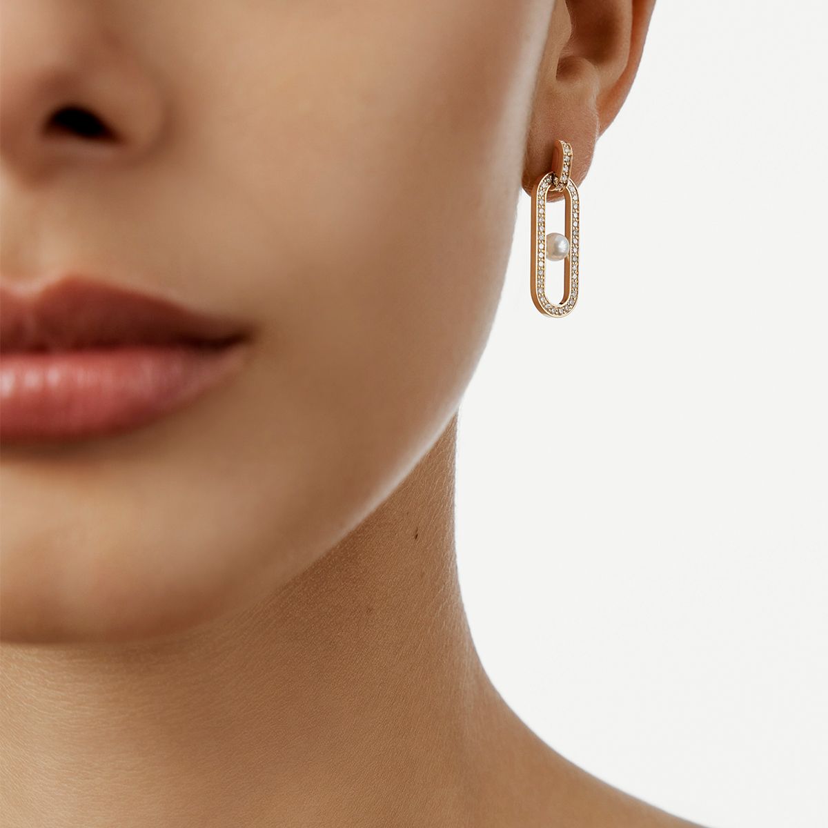 Pendientes Maillon Perle