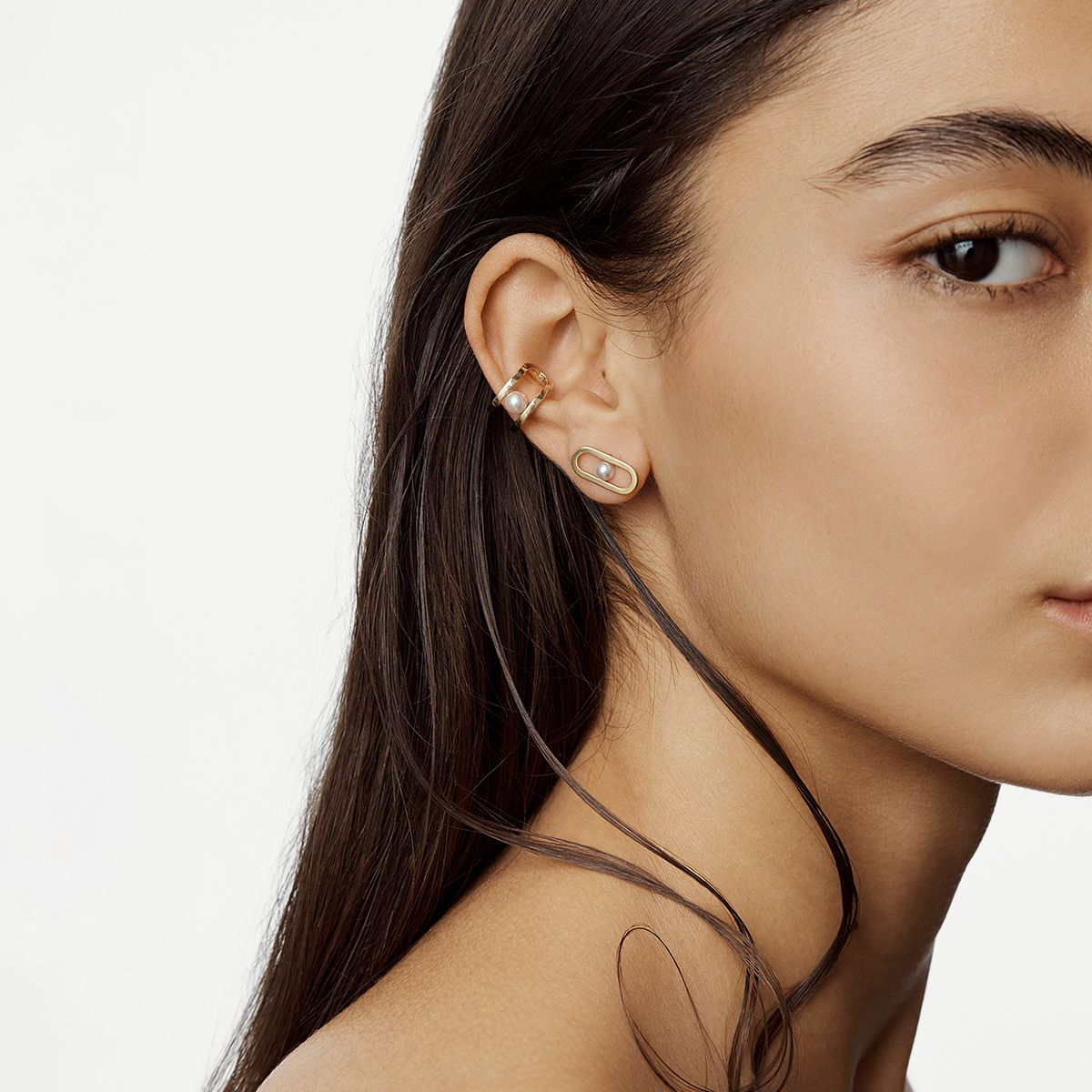 Maillon Perle ear cuff