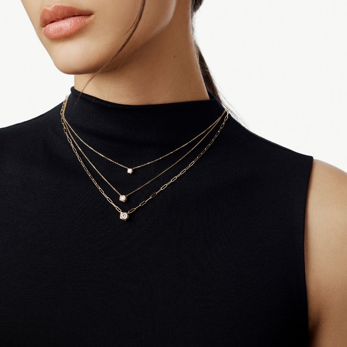 Le Cube Diamant medium necklace