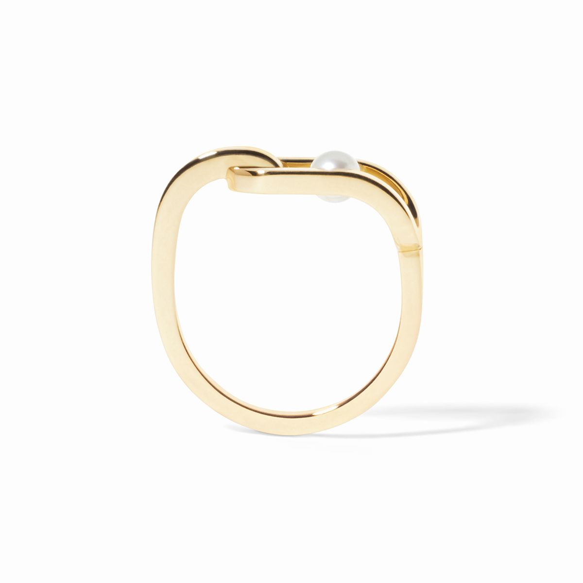 Bague Maillon Perle petit modèle