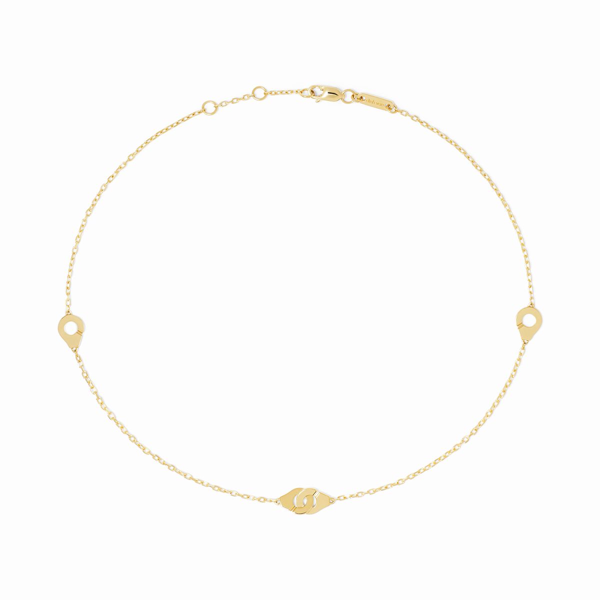 Bracelet de cheville Menottes dinh van multi-motifs