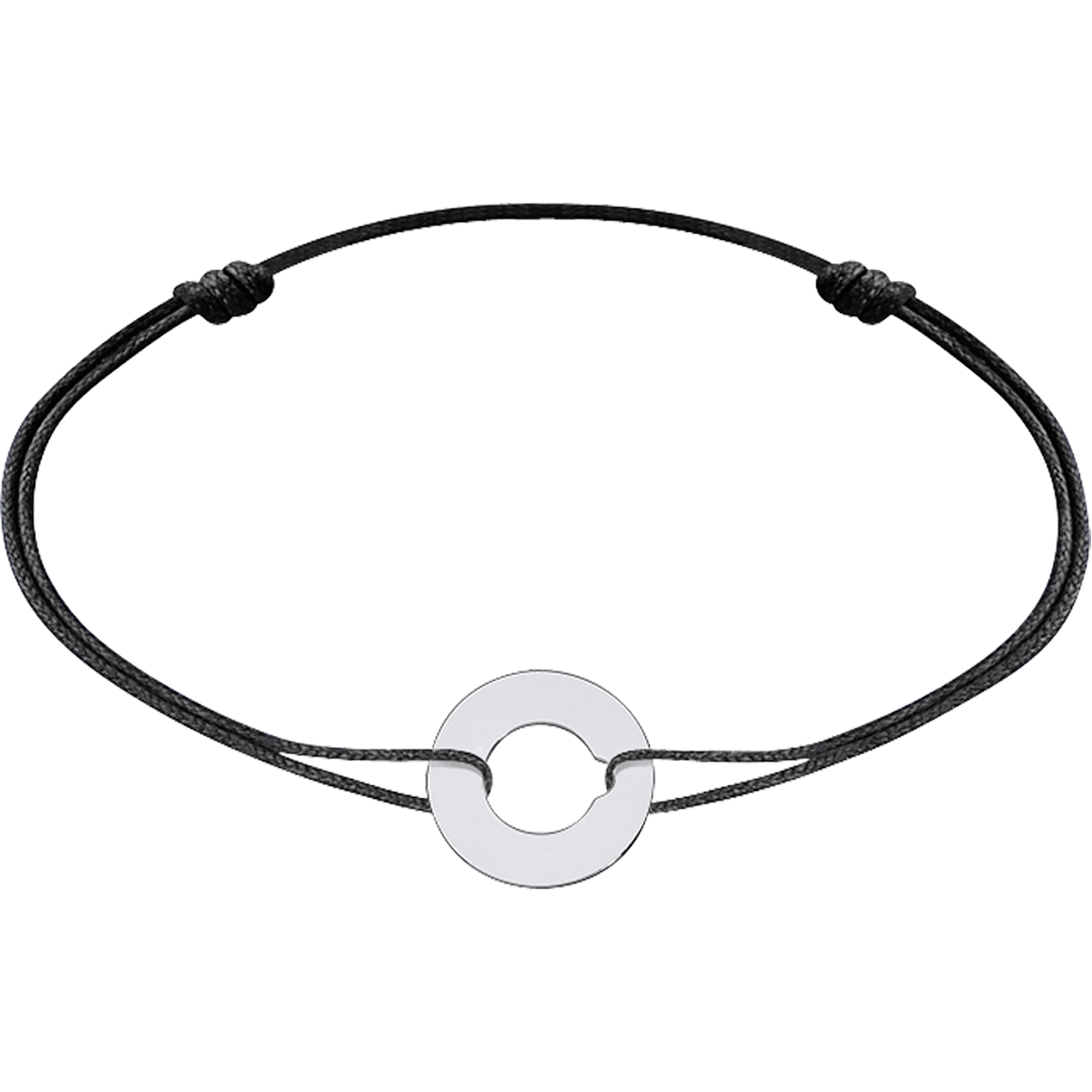 Cible small cord bracelet white gold dinh van dinh van
