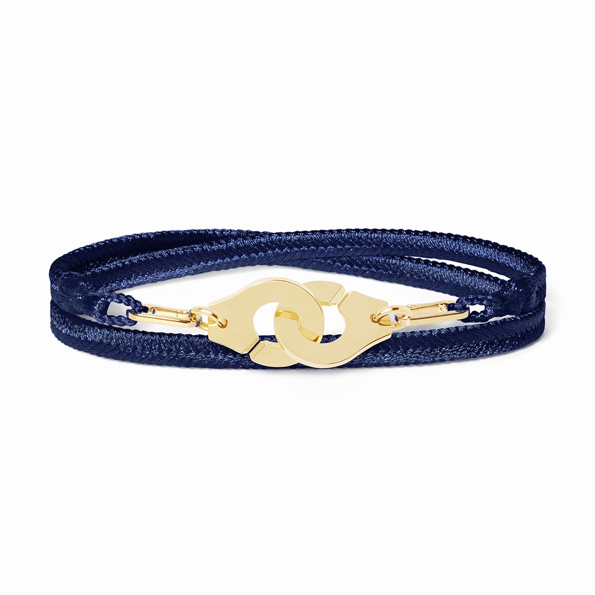 Pulsera tejida de doble vuelta Menottes dinh van modelo grande