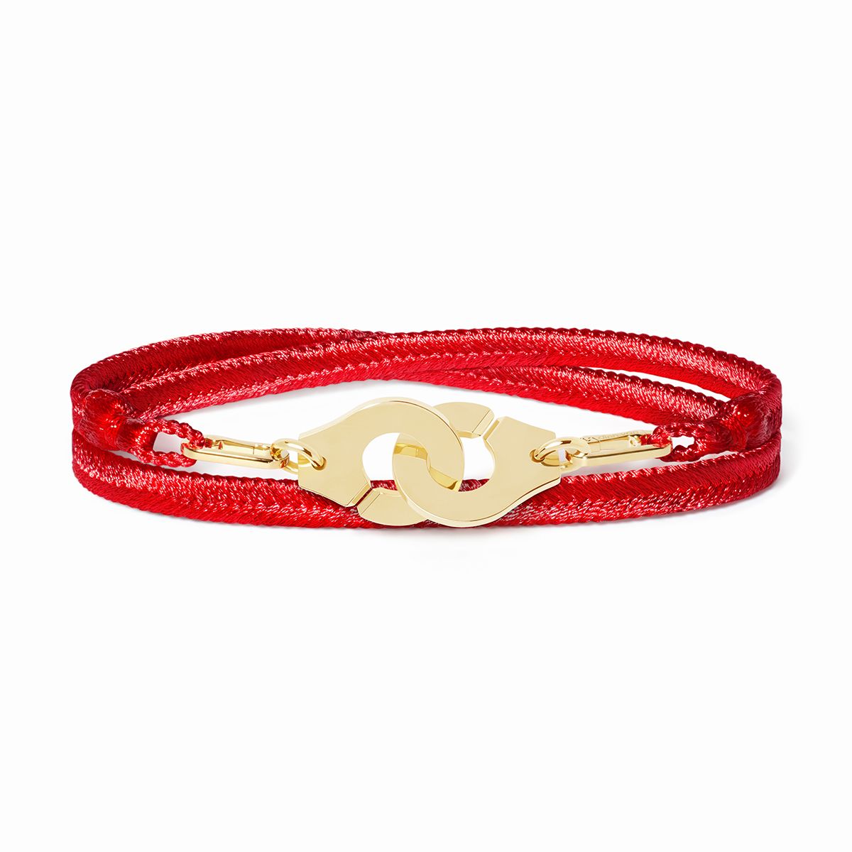 Pulsera tejida de doble vuelta Menottes dinh van modelo grande