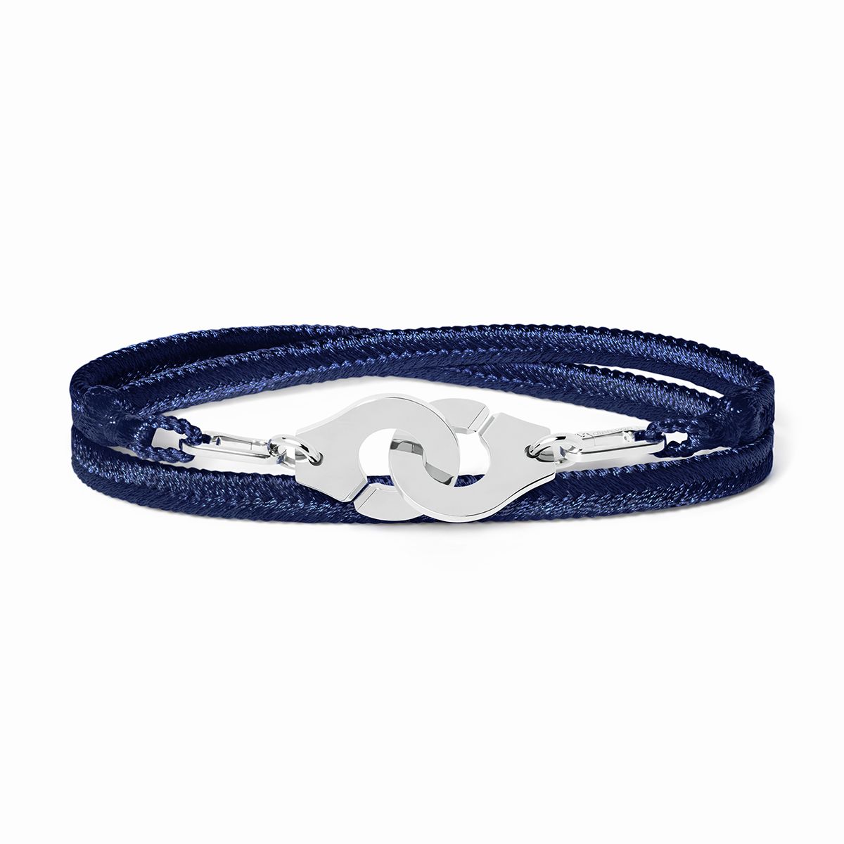 Pulsera tejida de doble vuelta Menottes dinh van modelo grande