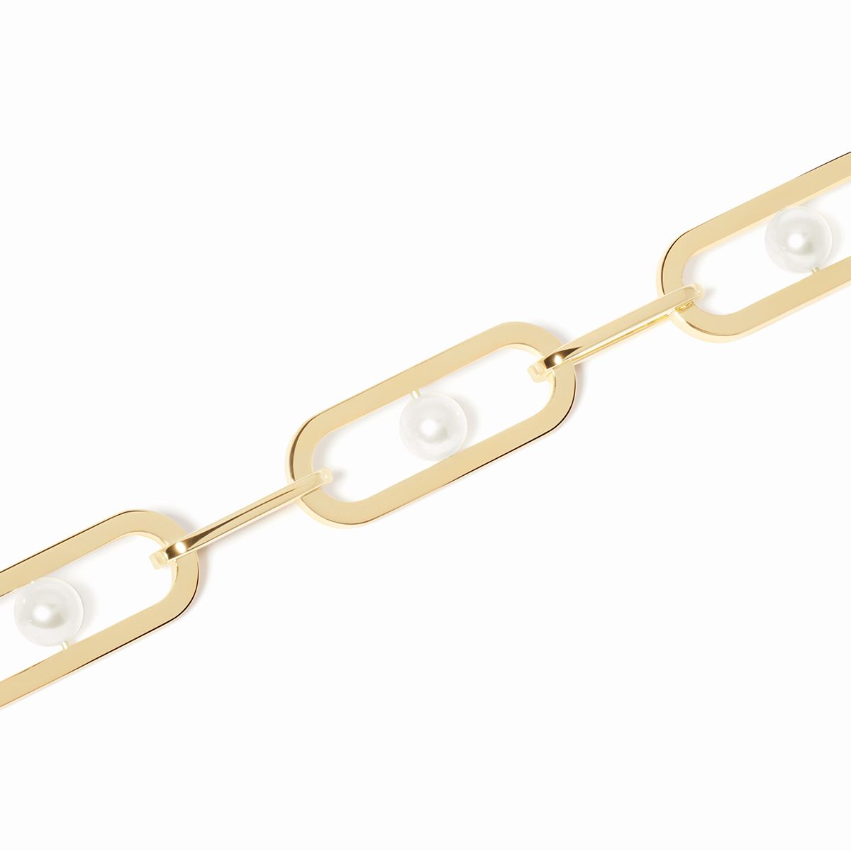 Bracelet Maillon Perle grand modèle