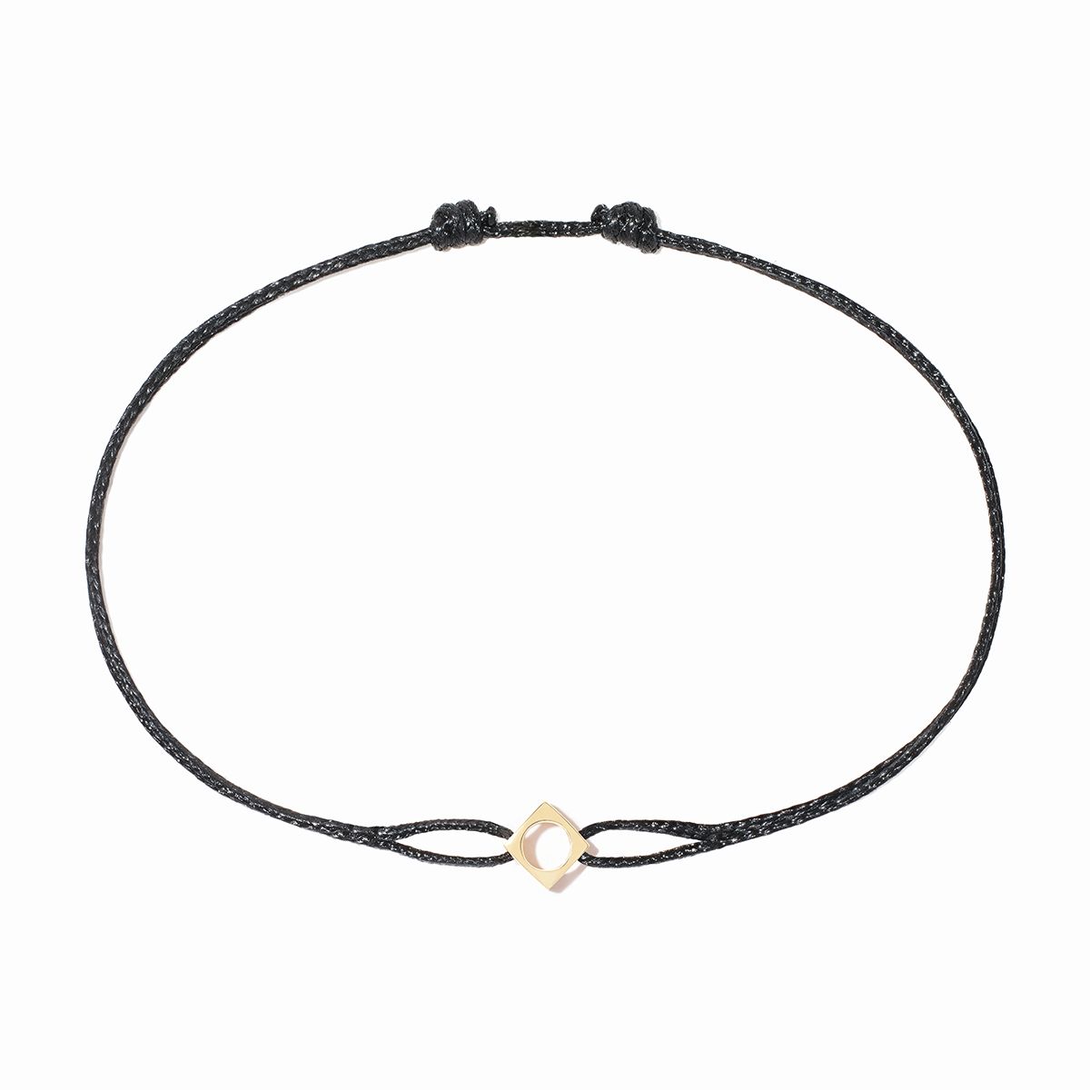 Le Pavé small cord bracelet
