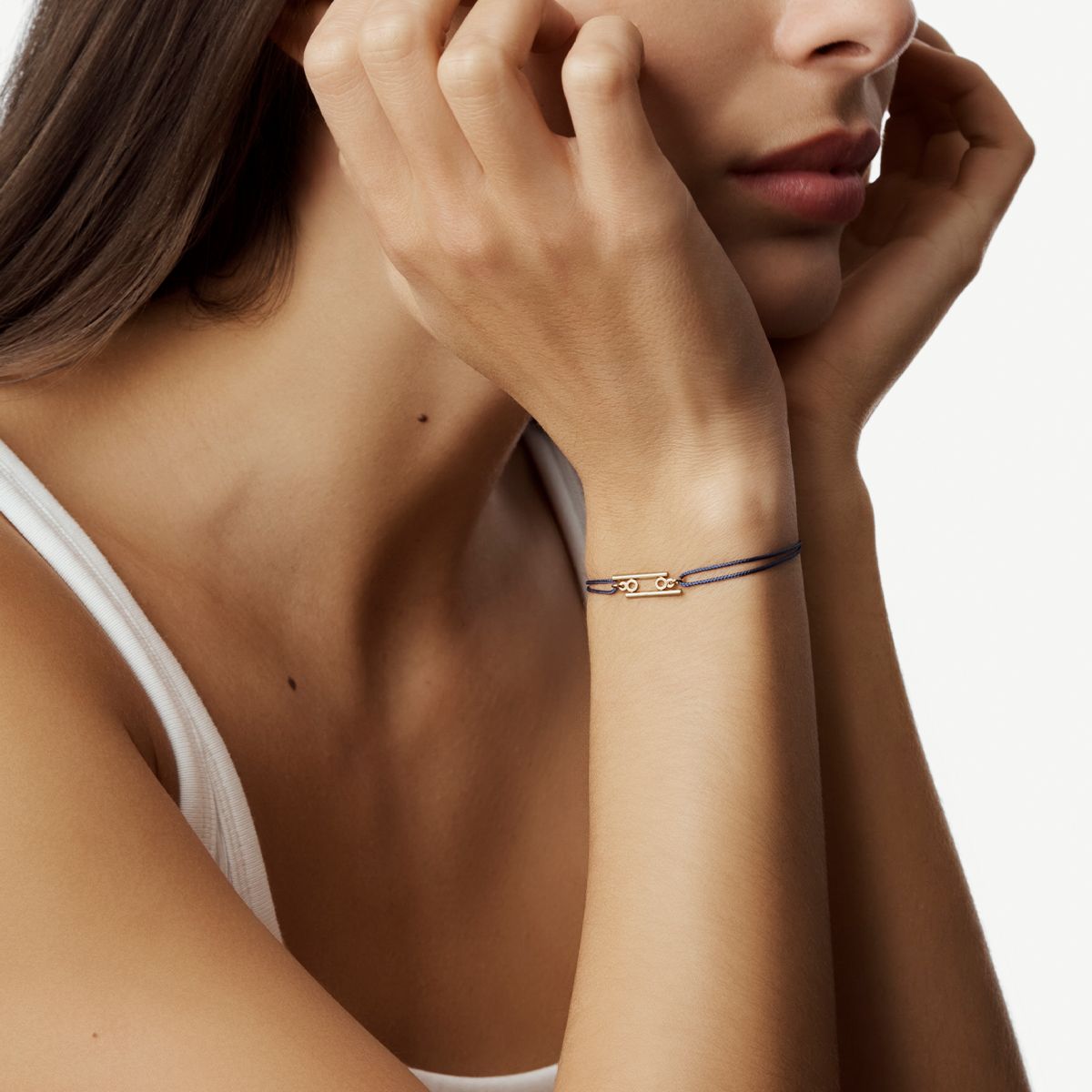 Cancer cord bracelet