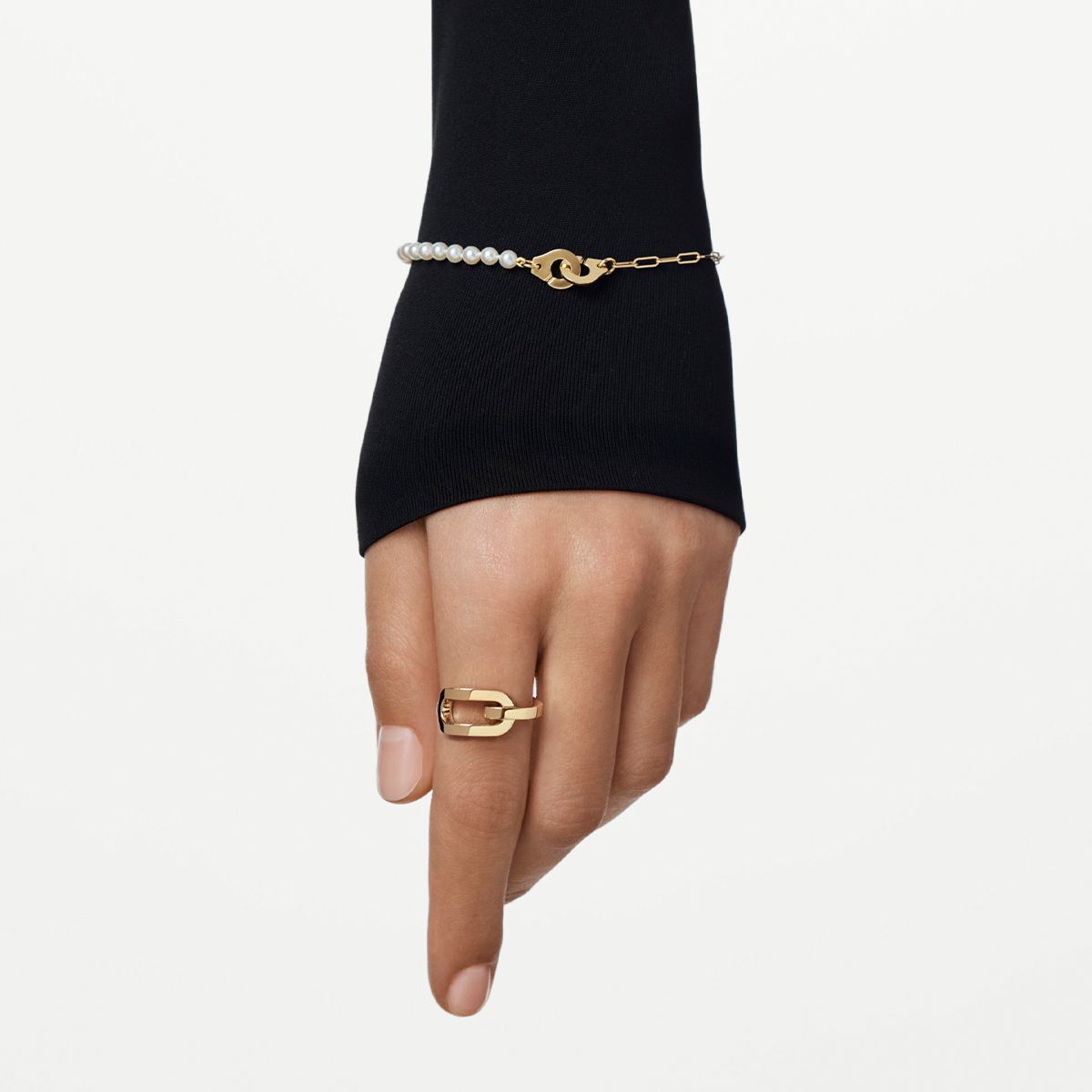 Menottes dinh van XS pearl bracelet