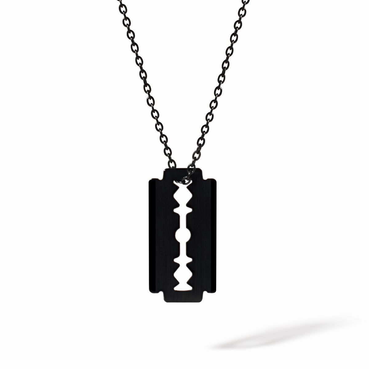 Colgante de cadena Lame de Rasoir modelo mediano - 60 cm
