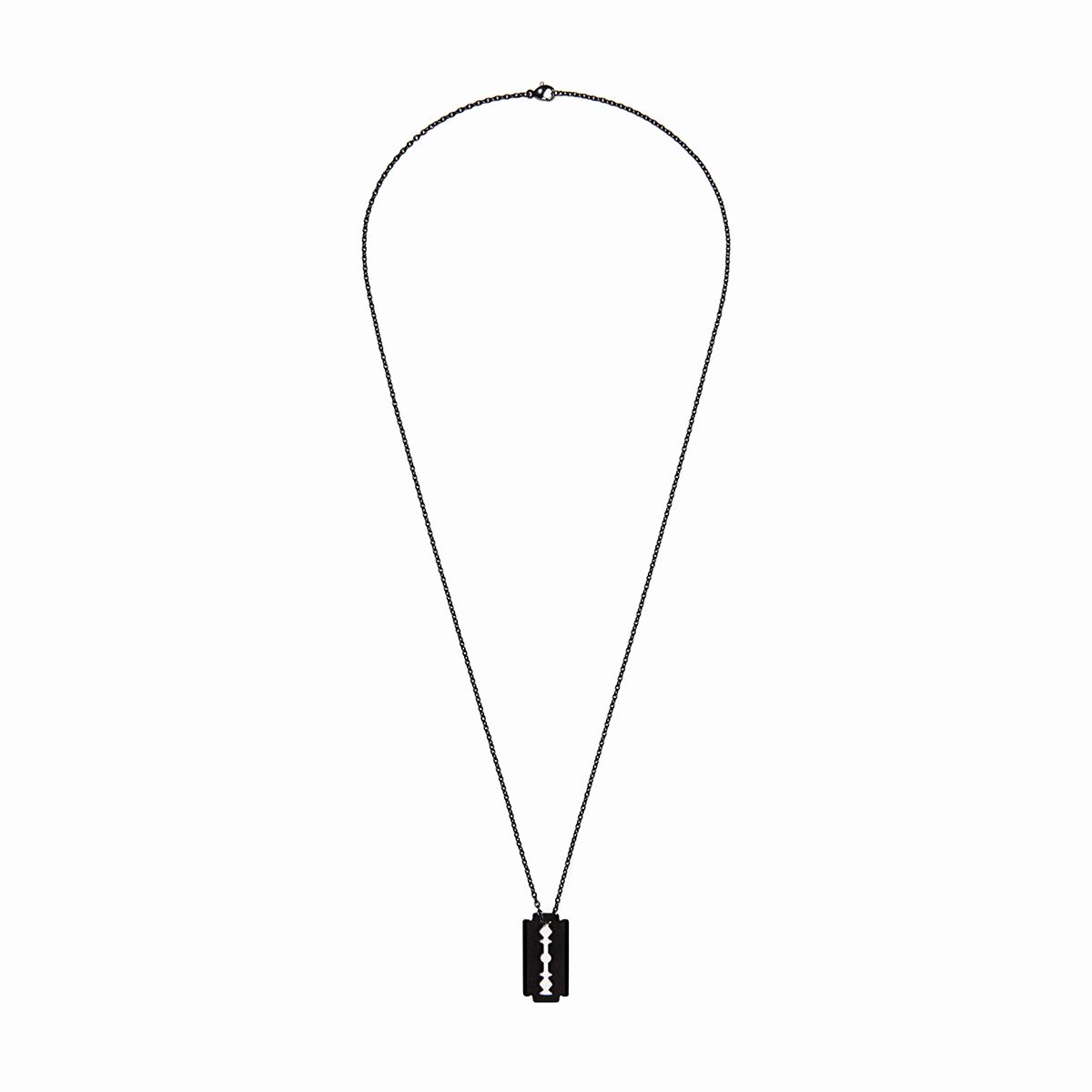 Colgante de cadena Lame de Rasoir modelo mediano - 60 cm