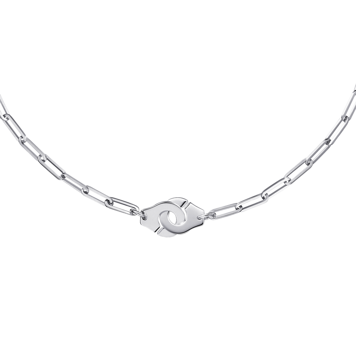 Menottes dinh van R12 necklace in white gold 652104 dinh van