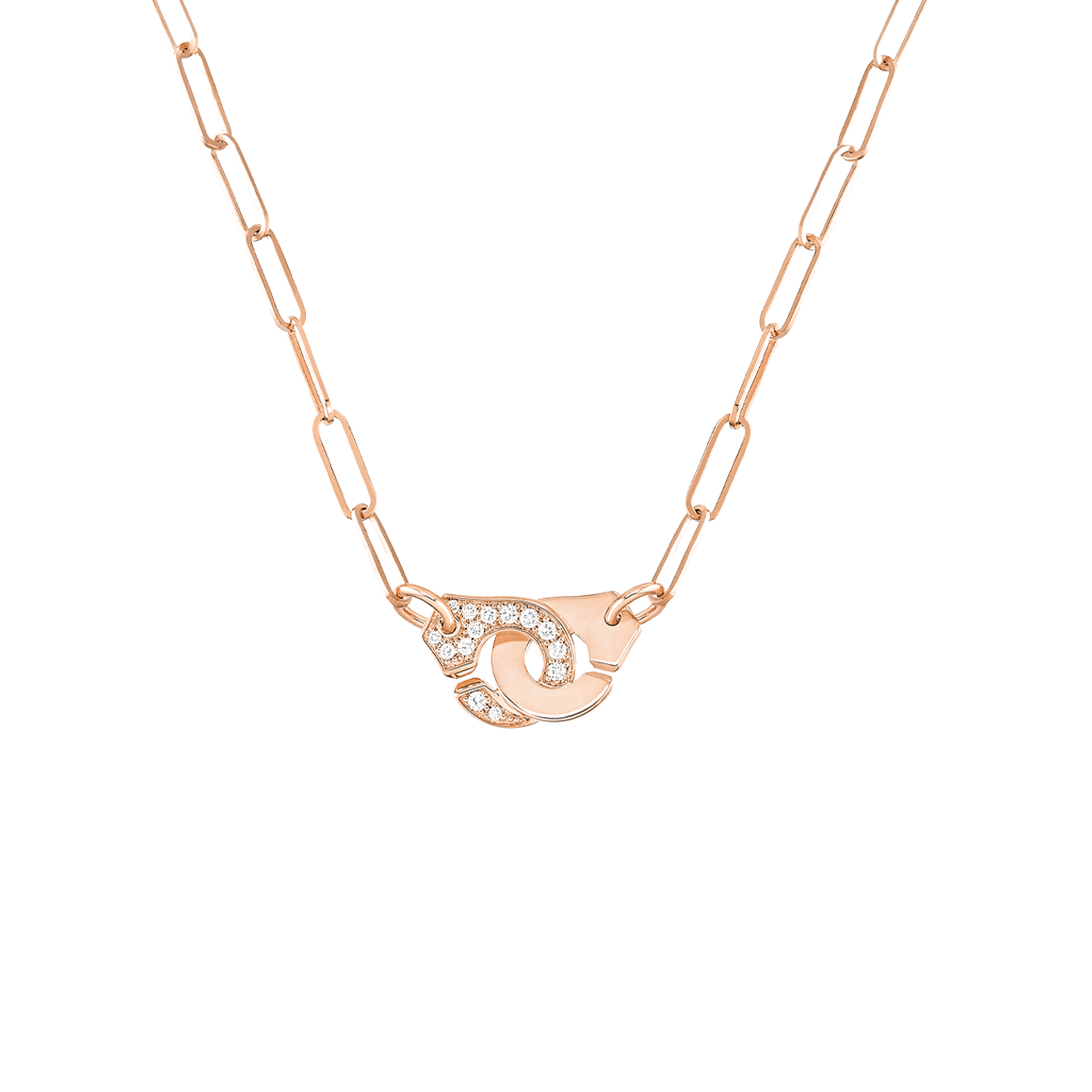 Collar Menottes dinh van modelo mediano
