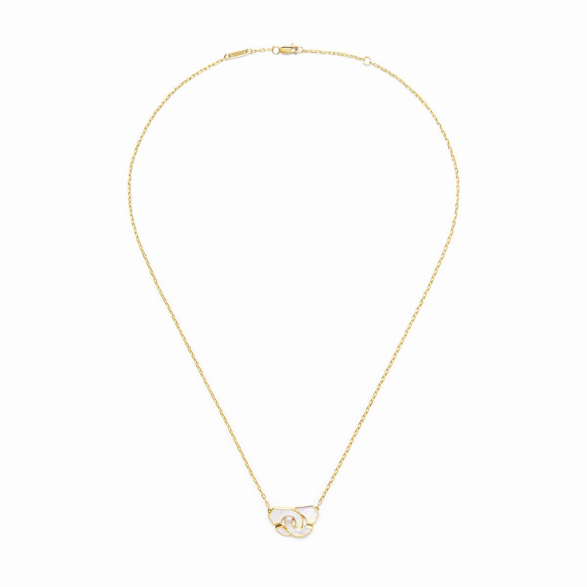 Collier Menottes dinh van nacre petit modèle 
