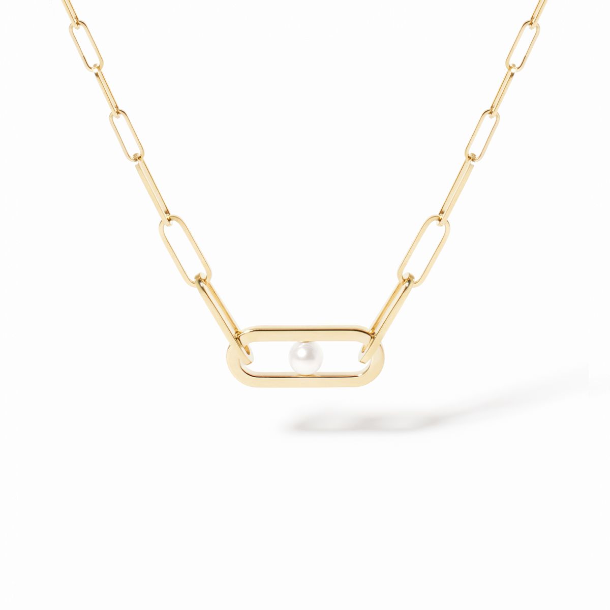 Collier Maillon Perle petit modèle
