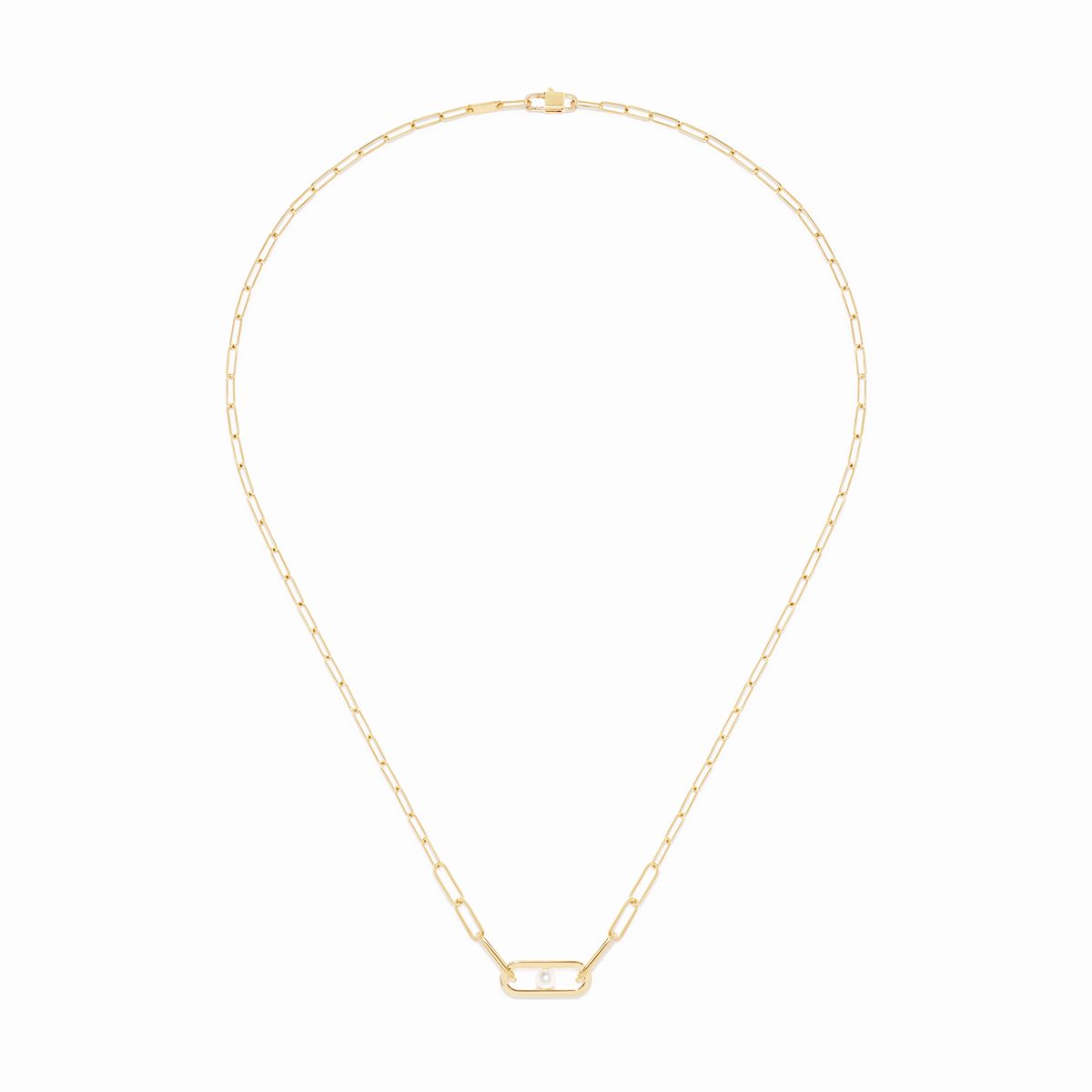 Collier Maillon Perle petit modèle