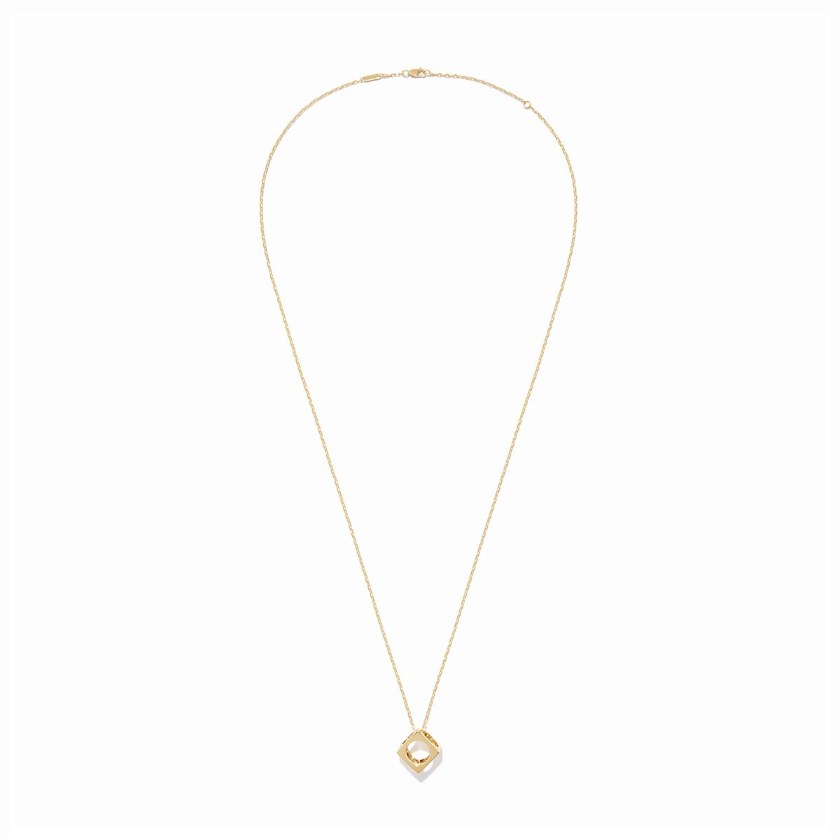 Le Pavé medium pendant on chain