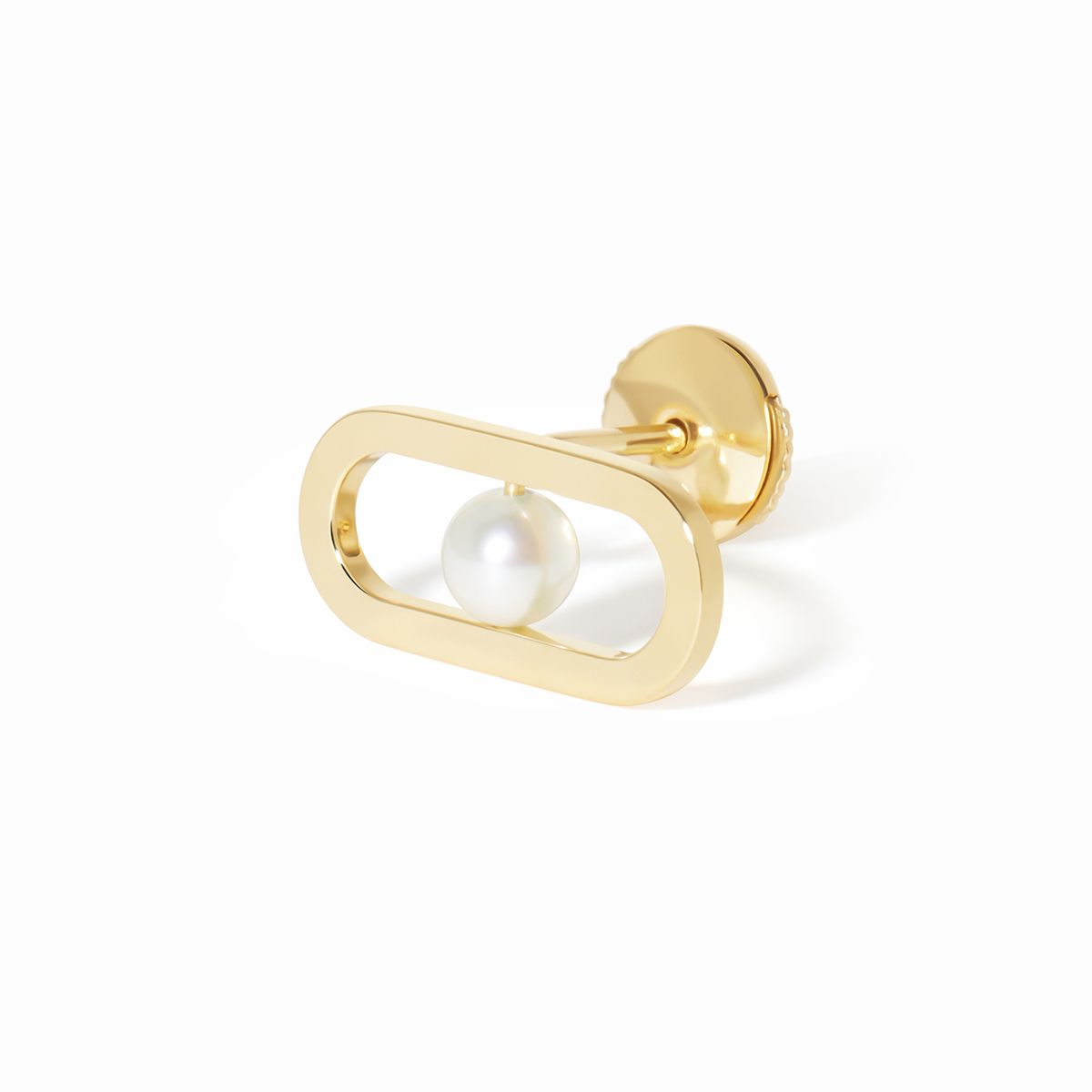 Mono boucle d'oreille Maillon Perle