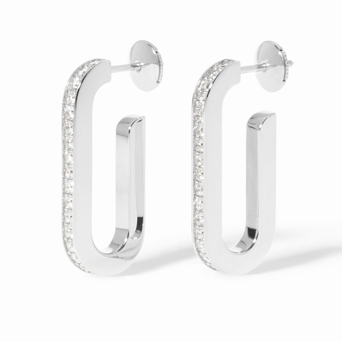 Boucles d'oreilles Maillon grand modèle