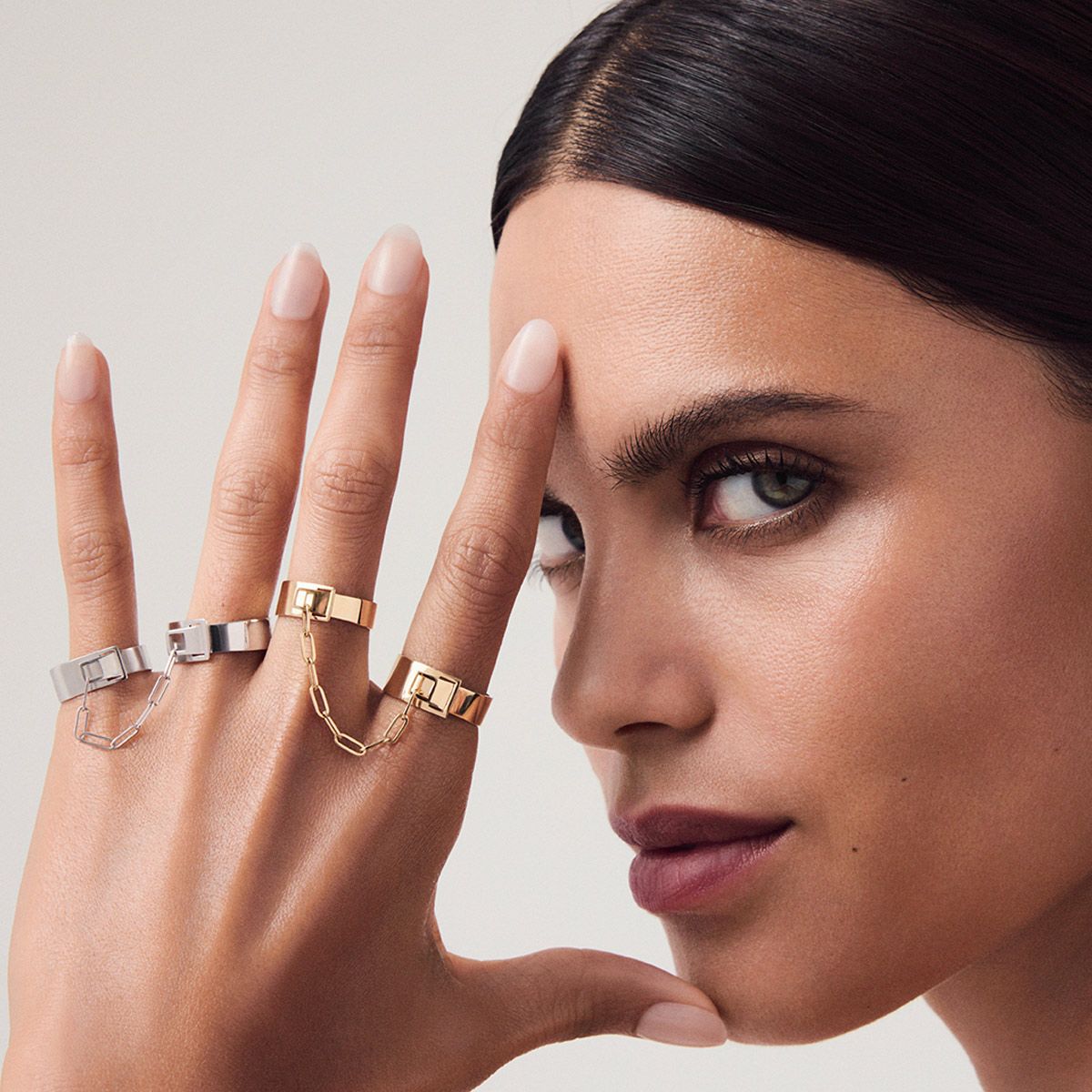 Bague Double (Anillo Doble) de plata dinh van x rabanne