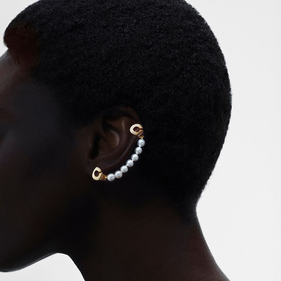 Menottes dinh van pearl right earcuff