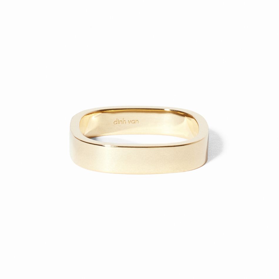 Square wedding ring 4 mm