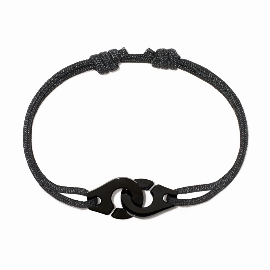 Bracelet sur cordon Menottes dinh van moyen modèle