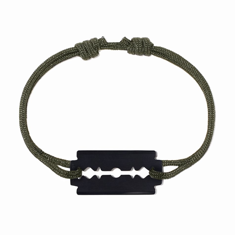 Pulsera de cordón Lame de Rasoir modelo mediano