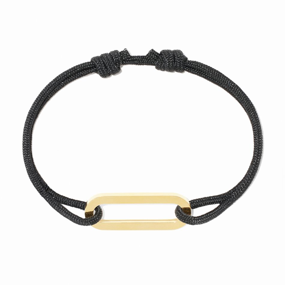 Maillon L cord bracelet