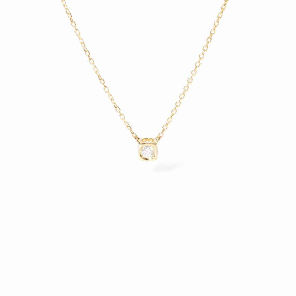 Le Cube Diamant small necklace