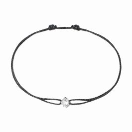 Le Cube Diamant cord bracelet - white gold - dinh van | dinh van