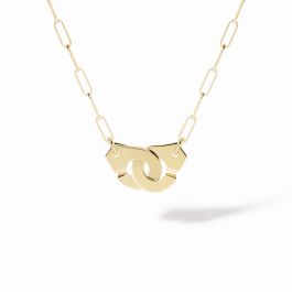 Menottes dinh van small necklace - in yellow gold | dinh van