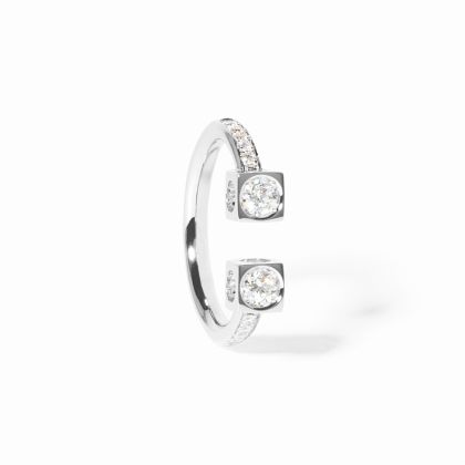 Le Cube Diamant large ring