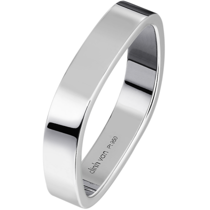 Square wedding ring 4mm