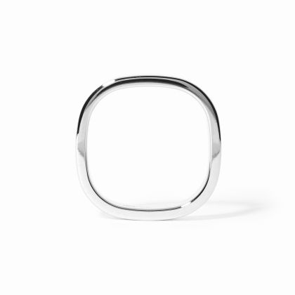 Square wedding ring 4mm